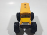 Kinsfun KS 5108 Whistler, Canada Monster Truck School Bus Yellow Pull Back Die Cast Toy Car Vehicle