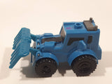 2016 McDonald's Hasbro Transformers Thunderhoof Tractor Blue Plastic Toy Car Vehicle