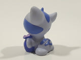2000 Mattel Viacom International Blue's Clues Periwinkle Cat Light Purple 2 1/2" Tall Plastic Toy Figure