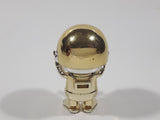 Bonkers Toy RTR-PW Ryan's World Gold Chrome Robot Character 3" Tall Plastic Toy Figure