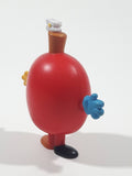 2019 McDonald's Roger Hargreaves Mr. Men Little Miss Mr. Wrong Red 3 3/8" Tall Plastic Toy Figure
