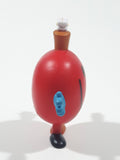2019 McDonald's Roger Hargreaves Mr. Men Little Miss Mr. Wrong Red 3 3/8" Tall Plastic Toy Figure