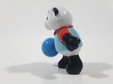 Ganz Webkinz Panda with Blue Bowling Ball 2" Tall PVC Toy Figure