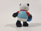 Ganz Webkinz Panda with Blue Bowling Ball 2" Tall PVC Toy Figure