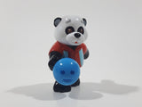Ganz Webkinz Panda with Blue Bowling Ball 2" Tall PVC Toy Figure