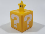 2019 McDonald's Nintendo Super Mario Yellow Question Mark Block with Star Plastic Toy Figure