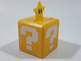 2019 McDonald's Nintendo Super Mario Yellow Question Mark Block with Star Plastic Toy Figure