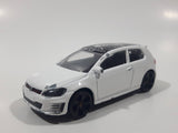 Majorette VW Golf GTI White 1/64 Scale Die Cast Toy Car Vehicle with Opening Rear Hatch