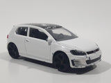 Majorette VW Golf GTI White 1/64 Scale Die Cast Toy Car Vehicle with Opening Rear Hatch