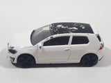 Majorette VW Golf GTI White 1/64 Scale Die Cast Toy Car Vehicle with Opening Rear Hatch
