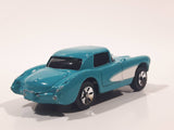 Maisto 1957 Chevrolet Corvette Teal With White Stripe Die Cast Toy Car Vehicle