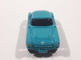 Maisto 1957 Chevrolet Corvette Teal With White Stripe Die Cast Toy Car Vehicle