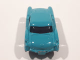 Maisto 1957 Chevrolet Corvette Teal With White Stripe Die Cast Toy Car Vehicle