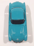 Maisto 1957 Chevrolet Corvette Teal With White Stripe Die Cast Toy Car Vehicle