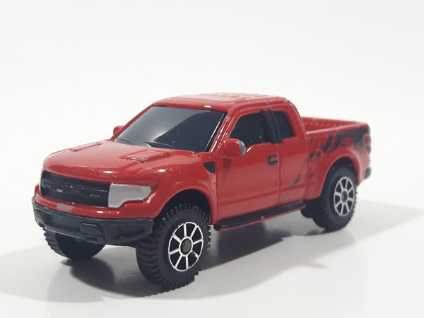 2010 Maisto Fresh Metal Ford F-150 SVT Raptor Truck Red Die Cast Toy Car Vehicle