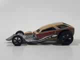 2001 Hot Wheels Surf Crate Gold Die Cast Toy Car Vehicle No Surfboard