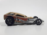 2001 Hot Wheels Surf Crate Gold Die Cast Toy Car Vehicle No Surfboard