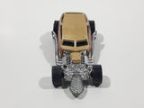 2001 Hot Wheels Surf Crate Gold Die Cast Toy Car Vehicle No Surfboard