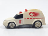 1997 Hot Wheels Ambulance Tan Die Cast Toy Car Vehicle - McDonald's Happy Meal