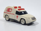 1997 Hot Wheels Ambulance Tan Die Cast Toy Car Vehicle - McDonald's Happy Meal
