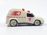 1997 Hot Wheels Ambulance Tan Die Cast Toy Car Vehicle - McDonald's Happy Meal