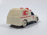 1997 Hot Wheels Ambulance Tan Die Cast Toy Car Vehicle - McDonald's Happy Meal