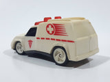 1997 Hot Wheels Ambulance Tan Die Cast Toy Car Vehicle - McDonald's Happy Meal