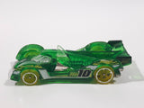 2015 Hot Wheels HW Race X-Raycers Hi-Tech Missile Clear Yellow Die Cast Toy Car Vehicle