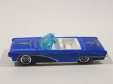 2001 Hot Wheels Hippie Mobiles '64 Lincoln Continental Convertible Metalflake Blue Die Cast Toy Car Vehicle
