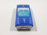 2001 Hot Wheels Hippie Mobiles '64 Lincoln Continental Convertible Metalflake Blue Die Cast Toy Car Vehicle