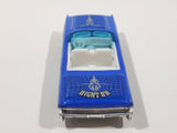 2001 Hot Wheels Hippie Mobiles '64 Lincoln Continental Convertible Metalflake Blue Die Cast Toy Car Vehicle