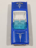 2001 Hot Wheels Hippie Mobiles '64 Lincoln Continental Convertible Metalflake Blue Die Cast Toy Car Vehicle