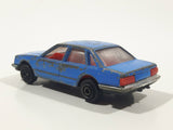 Rare Vintage PlayArt Opel Senator Sedan Blue Die Cast Toy Car Vehicle Made in Hong Kong