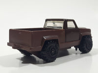 Vintage 1978 Tonka Pickup Truck Brown Pressed Steel Die Cast Toy Car Vehicle Made in Mexico