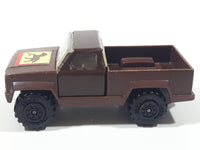 Vintage 1978 Tonka Pickup Truck Brown Pressed Steel Die Cast Toy Car Vehicle Made in Mexico