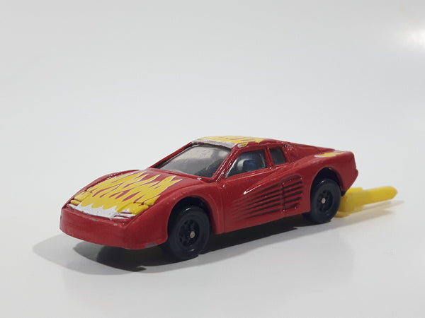 1998 JGI Subway Restaurants Ferrari Red Die Cast Toy Car Vehicle