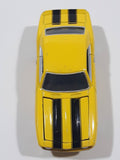 2001 Johnny Lightning Popular Hot Rodding 1969 Chevrolet Camaro Yellow with Black Stripes Die Cast Toy Car Vehicle with Opening Hood
