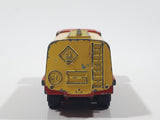 Vintage Majorette Saviem Shell Tanker Truck Red and Yellow 1:100 Scale Die Cast Toy Car Vehicle