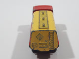 Vintage Majorette Saviem Shell Tanker Truck Red and Yellow 1:100 Scale Die Cast Toy Car Vehicle