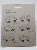 Vintage Cheetah "the fast one!" S8286 Renault 5 Blue Pull Back Motorized Die Cast Toy Car Vehicle New in Package