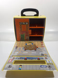 1999 Tomy Tomica Yellow Car Carrying Case Construction Play Set