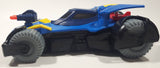 2015 Mattel Fisher Price Imaginext DC Comics  Super Friends Batman Batmobile 9 1/2" Long Black Plastic Toy Car Vehicle