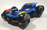 2015 Mattel Fisher Price Imaginext DC Comics  Super Friends Batman Batmobile 9 1/2" Long Black Plastic Toy Car Vehicle