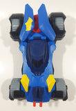 2015 Mattel Fisher Price Imaginext DC Comics  Super Friends Batman Batmobile 9 1/2" Long Black Plastic Toy Car Vehicle
