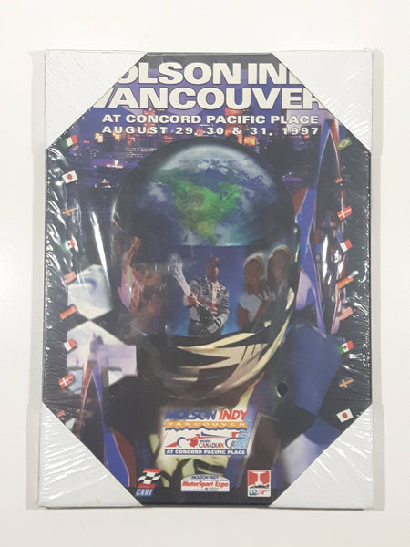 1997 Molson Indy Vancouver 8" x 11" Hardboard Plaque New in Packaging