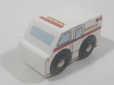 Ambulance White Wood Toy Vehicle