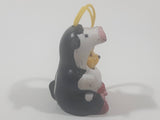 Disney Danglers Winnie The Pooh Dressed in a Cow Costume 2 1/4" Tall Toy Figure
