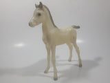 White Plastic Horse Toy Figure 6 3/4" Tall