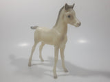 White Plastic Horse Toy Figure 6 3/4" Tall