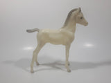 White Plastic Horse Toy Figure 6 3/4" Tall